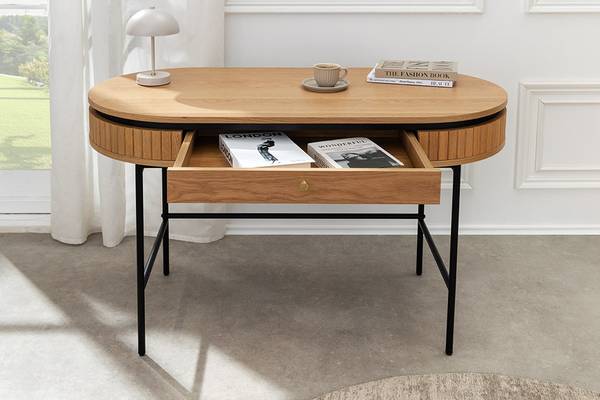 Schreibtisch ATELIER Braun - Holzwerkstoff - 120 x 76 x 60 cm