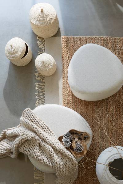 Pouf LIBERIA 80 x 80 cm