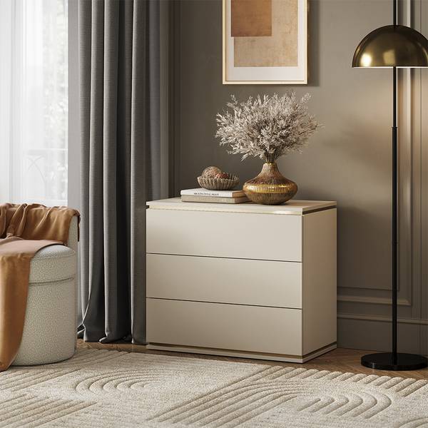 Kommode Linette 57965 Beige - Holzwerkstoff - 80 x 70 x 42 cm