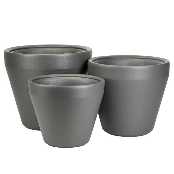 Blumentopf Purea Grau - 55 x 49 x 55 cm