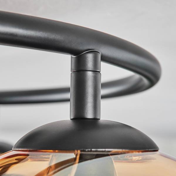 Deckenleuchte Cesaro Braun - Metall - 16 x 21 x 16 cm