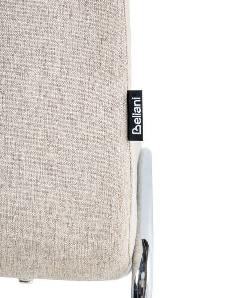 Stuhl LECCO 2-tlg Beige - Silber