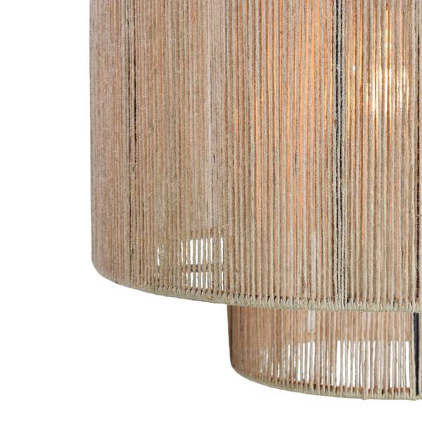Hanglamp Diro bruin - natuurvezel - 36 x 36 x 36 cm