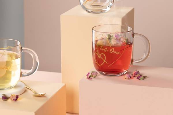 Tasse Emozione Gelb - Glas - 9 x 15 x 9 cm