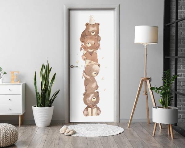 Aufkleber Bärenturm Breite: 75 cm
