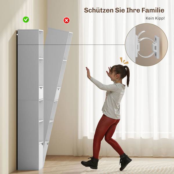 Bücherregal 836-631V90WT Weiß