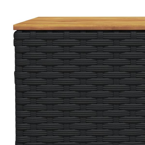 Loungeset 3036245-1 set van 6 zwart - staal - 63 x 62 x 63 cm