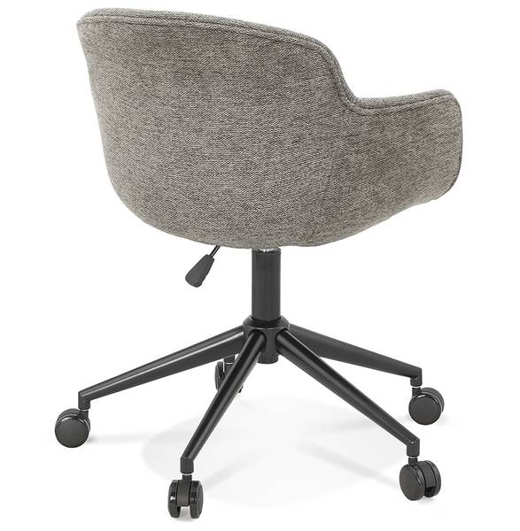 Armlehnstuhl BACARI Grau - Flachgewebe - 54 x 80 x 59 cm