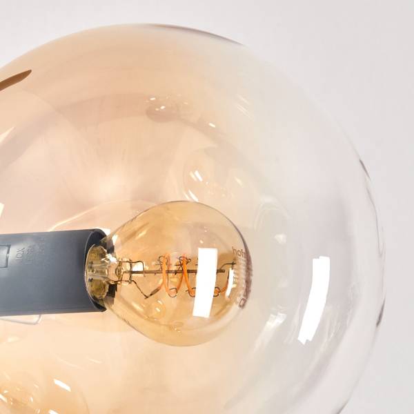 Stehlampe Fossobiubo Braun - Durchsichtig - Flammenanzahl: 4