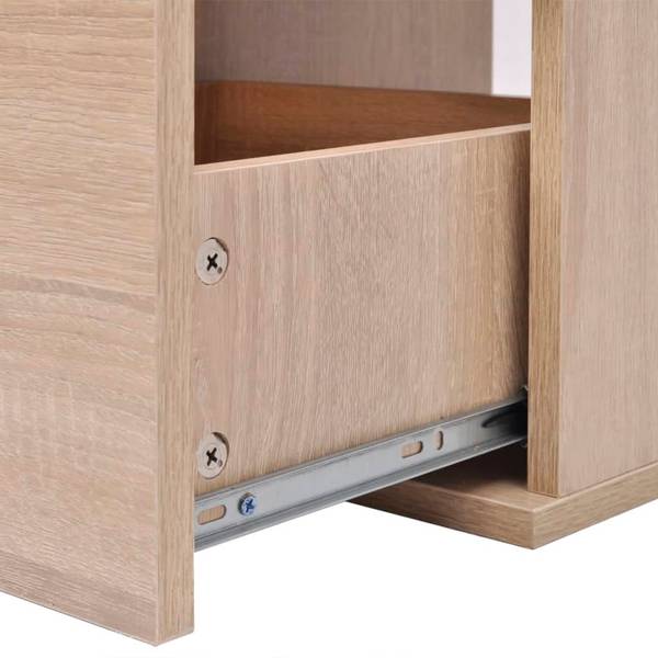 Badezimmermöbel 272232  (7-teilig) Beige - Holzwerkstoff - 45 x 45 x 150 cm