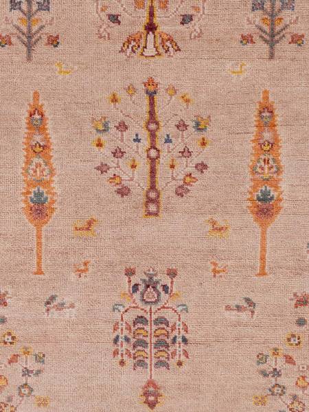 Orientteppich Oriental Beige - Naturfaser - 169 x 1 x 224 cm