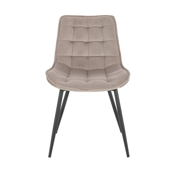 Esszimmerstuhl IKALO - 4er Set Braun - Metall - 52 x 80 x 59 cm