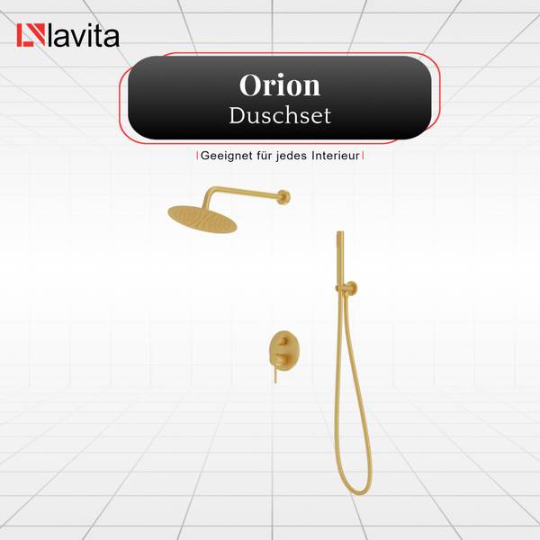 Unterputz-Duschset Orion Gold