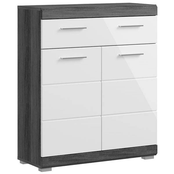 Badkommode SIROCO-158-2 Weiß - Holzwerkstoff - 74 x 88 x 31 cm