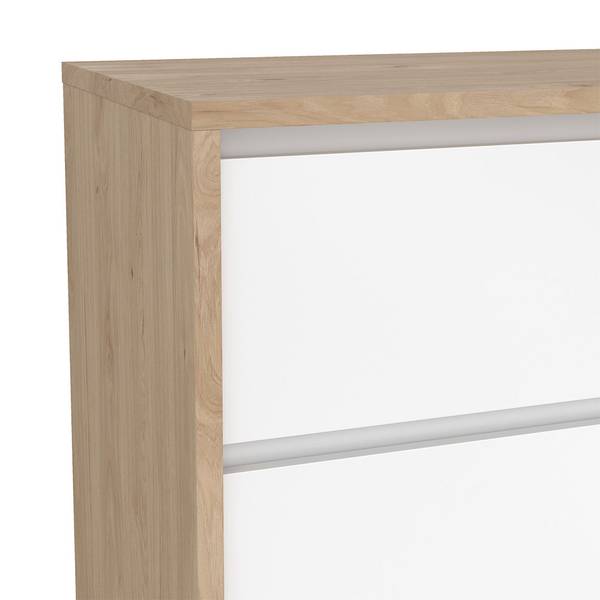 Kommode Next Weiß - Holz teilmassiv - 119 x 84 x 48 cm
