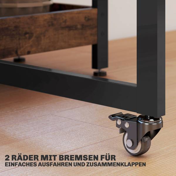 Klappbarer Esstisch 296V00DR Braun