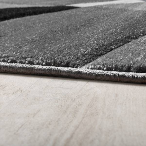 Kurzflorteppich Diamond 664 Schwarz - 240 x 330 cm