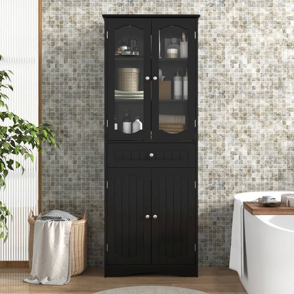 Badschrank VH33973 Schwarz