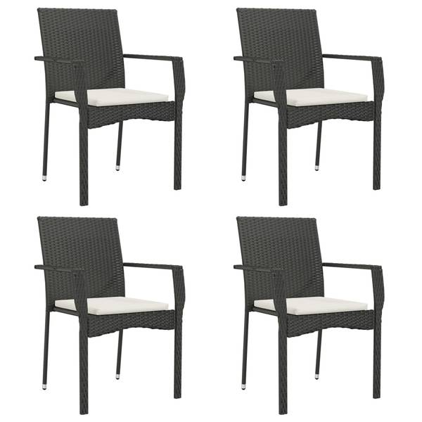 Garten Essgruppe 3029234-2 (5-teilig) Schwarz - Weiß - 140 x 70 cm