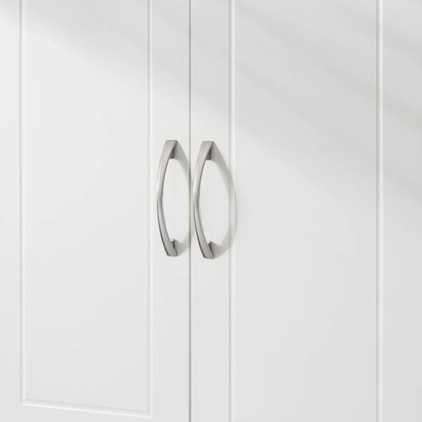 Armoire de salle de bain FRG231-L-W Blanc - Largeur : 90 cm