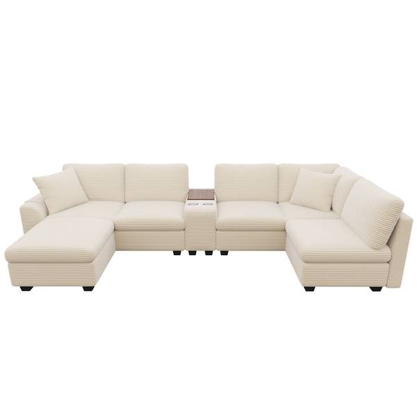 Canapé d’angle UL919505 Ⅵ Beige