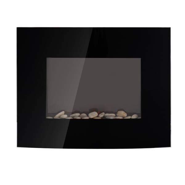 LED Elektrokamin 820-014 Braun - Metall - 12 x 52 x 65 cm