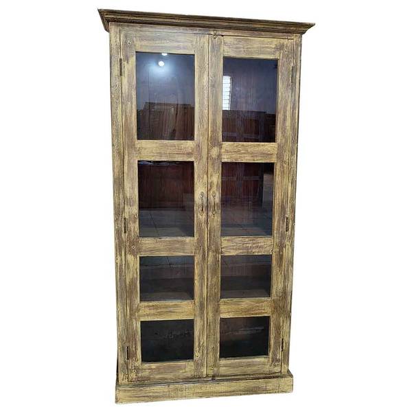 Vitrine 4523305649 Braun - Massivholz - 110 x 180 x 45 cm