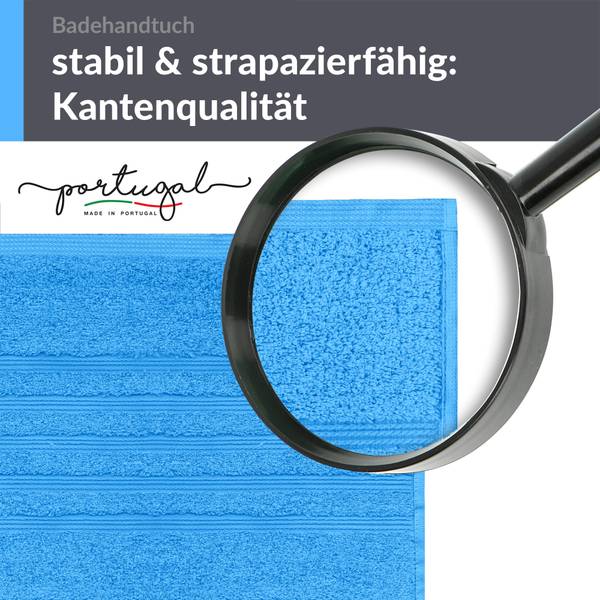 Badetuch London 2er-Set Himmelblau