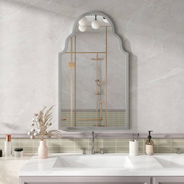 Wandspiegel CA42 Silber - Glas - 3 x 101 x 61 cm
