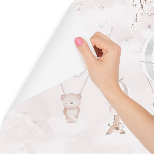 Vlies-Fotobehang BALLONNEN Bloemen 368 x 254 x 254 cm