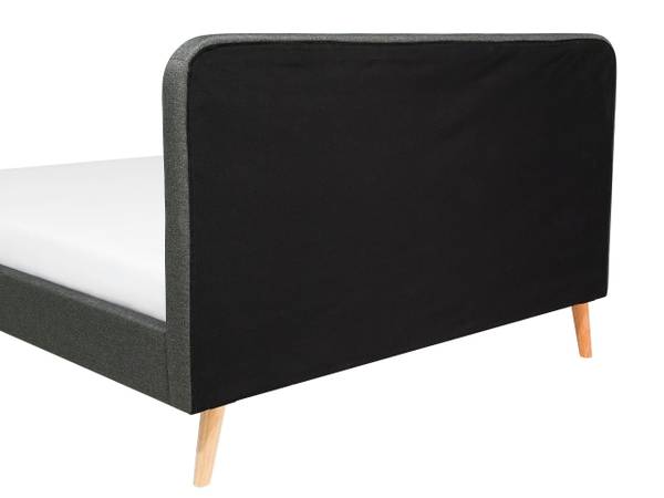 Doppelbett RENNES Braun - Dunkelgrau - Grau - 151 x 112 cm