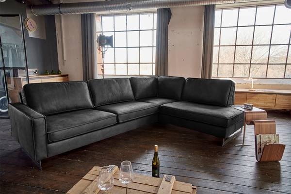 Ecksofa VILNIUS Armlehne davorstehend rechts - Ecke davorstehend rechts