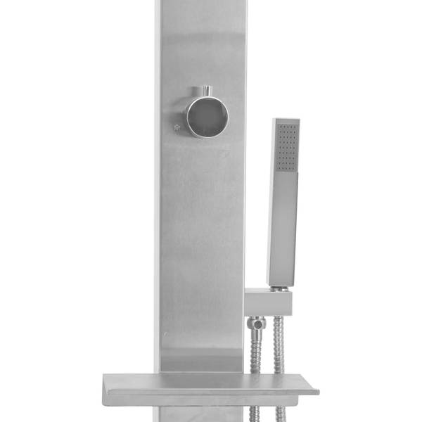 Dusche 299926 Silber - Edelstahl - 7 x 210 x 10 cm