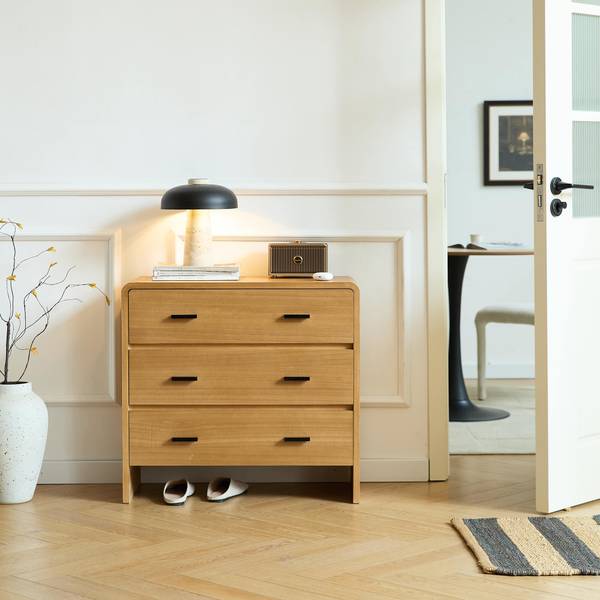 Kommode GETINGE Braun - Massivholz - 75 x 71 x 34 cm