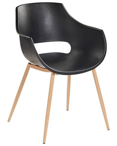 Chaise de salle à manger MILLERS Noir - Marron