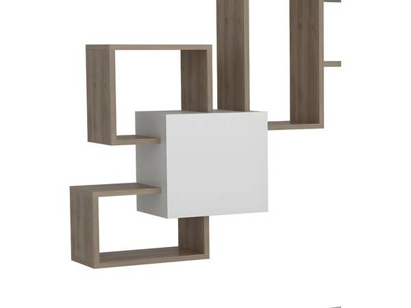 TV-Wand TALOLI Beige - Holz teilmassiv - 36 x 46 x 210 cm