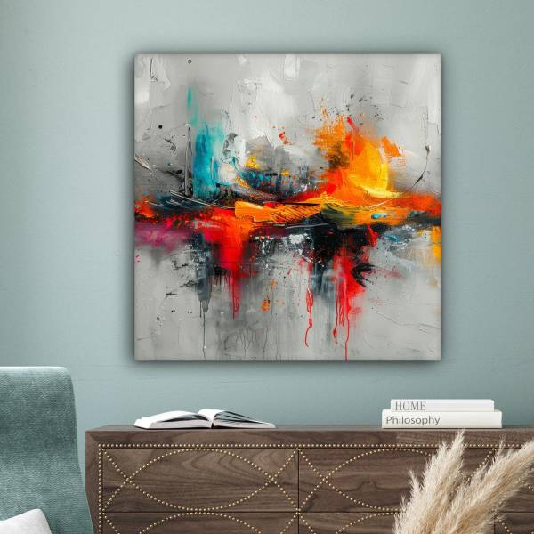 LEINWANDBILD Moderne 90 x 90 cm