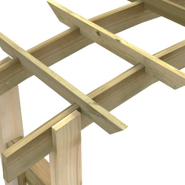 Rosenbogen VERSIL Braun - Holzwerkstoff - 150 x 210 x 60 cm