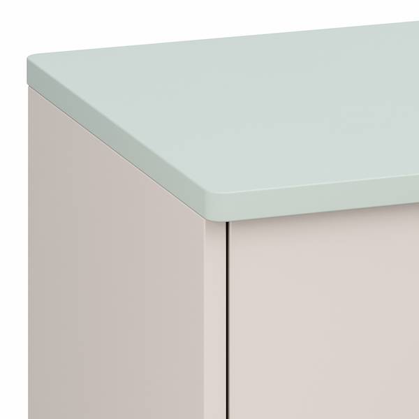 Commode pour enfants Sandnes Menthe - Blanc