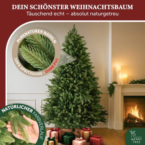 WEIHNACHTSBAUM Jotunn Grün - Kunststoff - 99 x 150 x 99 cm