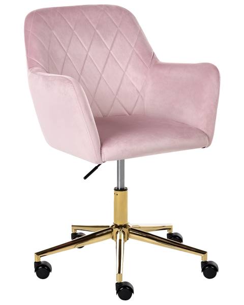 Bürostuhl LELORIA Gold - Pink