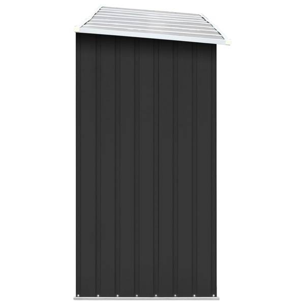 Houtschuur 3000024 grijs - staal - 84 x 152 x 330 cm