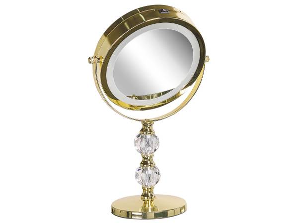 Kosmetikspiegel CLAIRA Gold