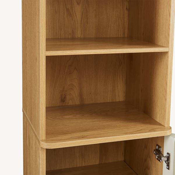 Hochschrank Ferrersp Beige - Braun - Kiefer - 42 x 160 x 35 cm