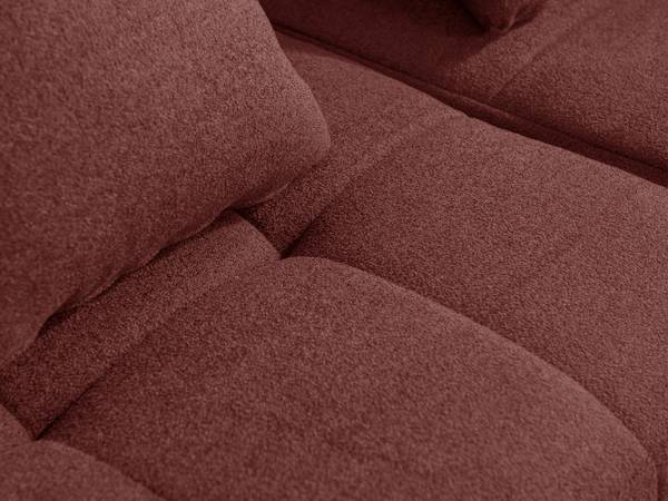 Ecksofa sofaBULOUS mit Ottomane Rot