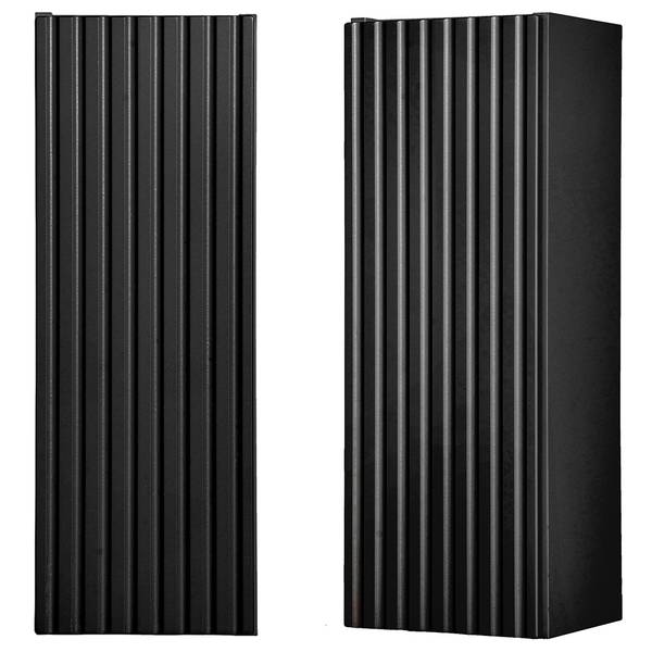 Armoire suspendue NEWPORT-56-59 Noir - Bois manufacturé - 20 x 57 x 19 cm