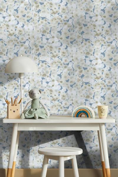Tapete 641122 Blau