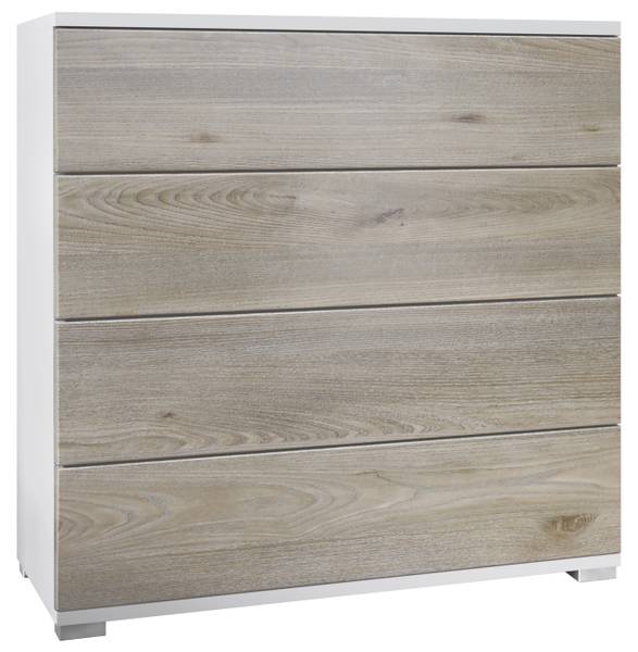 Kommode Pavos V3 Eiche Grau Dekor