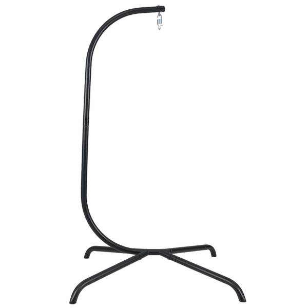 Hängemattenständer ZB34843-MDE Schwarz - Metall - 105 x 197 x 106 cm