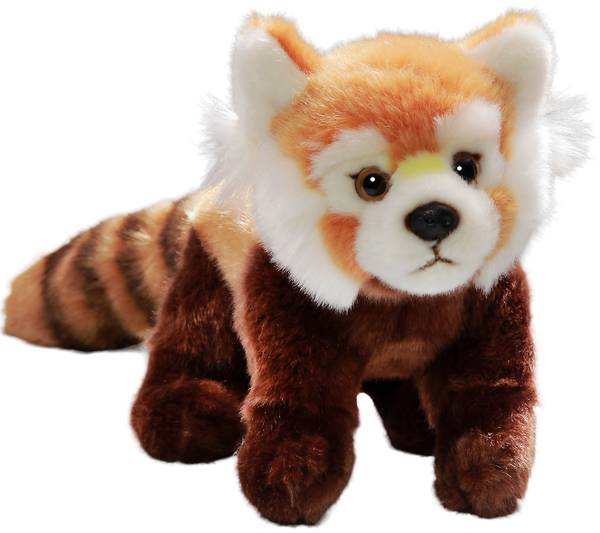 Kuscheltier Roter Panda Katzenbär Orange - Kunstfell - 10 x 16 x 24 cm